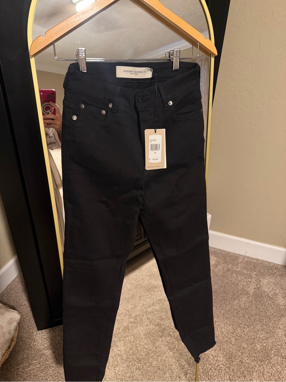Golden Goose Black Skinny High-Rise Jeans